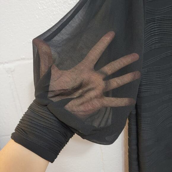 Dramatic Sleeve Mini Dress - Picture 5 of 11